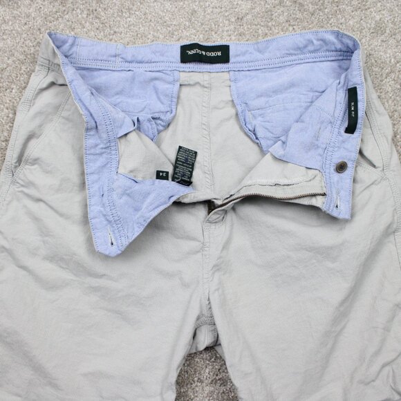 Rodd & Gunn The Gunn Shorts Mens 34 Beige Slim Fit Chino Stretch w/ 8" inseam - Picture 8 of 13